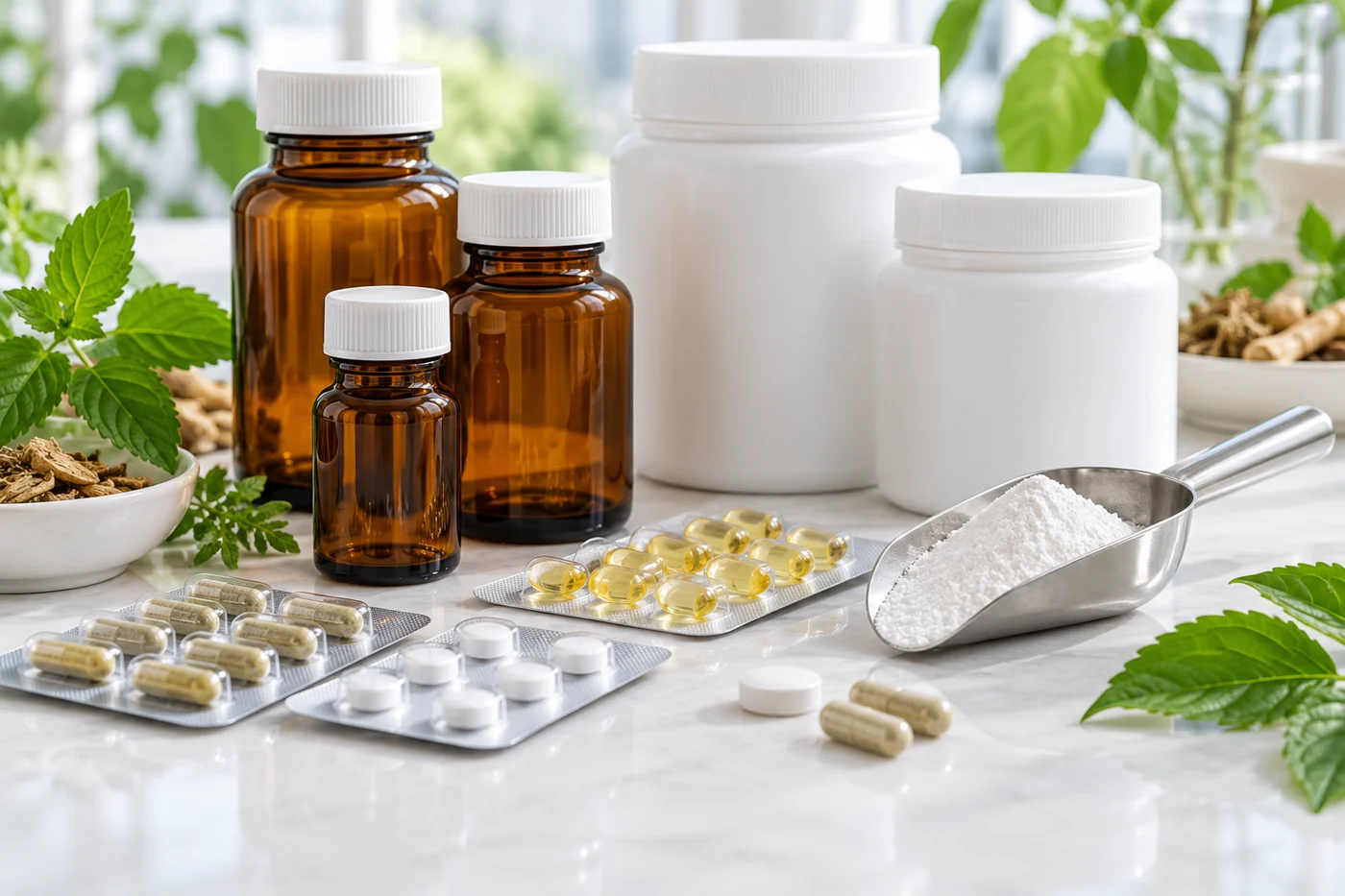 Illustrative pharmaceutical medicines and raw materials